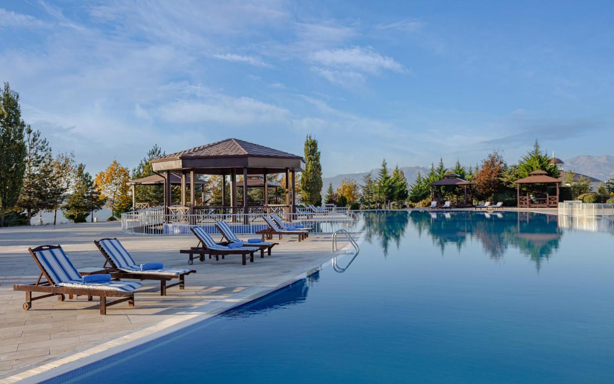 Shamakhi Palace Sharadil Seredil Εξωτερικό φωτογραφία The swimming pool at the hotel